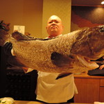 照寿司 - ⑨クエの刺身 23kgある巨大クエ！ スケールがデカい！パネェッス。