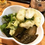 ごはんの店 絆 - 漬物盛合せ