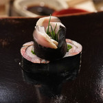 日本橋蛎殻町 すぎた - 鯖の磯部巻き