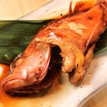 Boiled red grouper from Tsushima