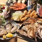 5,000 yen Hokkaido "8 course course with Akkeshi oysters and sashimi" for 2 or more people
