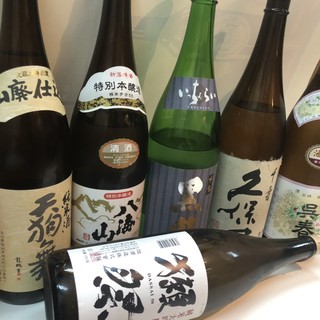 日本酒も多種ご用意
