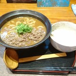 カレーうどん専門店 KAIUN - お昼限定ランチ（熟成肉カレー饂飩＋白ご飯）