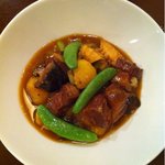 美食同源 銀座小はれ日より - 秋栗と豚の角煮