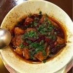 美食同源 銀座小はれ日より - 水煮豆腐(かなりスパイシー)