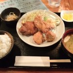 ジョニーのからあげ SENBA道場 - ジョニー＆骨なしからあげ定食