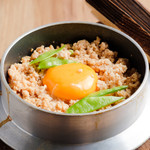 Toritama Kamameshi (rice cooked in a pot)
