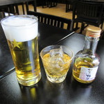 笹乃雪 - 生ビール　650円+Tax　& 　加賀梅酒ロック　800円+Tax