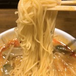 麺屋 紹園 - 特製坦々麺の麺