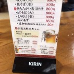 手打ち大石田そば　きよ - メニュー