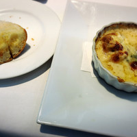 KINOE - ガーリックトースト、、美味しくて食べ始めちゃいました、、