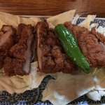 酔い亭 - 山賊焼きハーフ¥600
