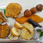 弁当・惣菜「サトー食品」 - 幕の内弁当（おかず上段）