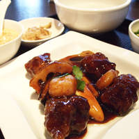 過門香 點 有楽町イトシア店 - 黒酢の酢豚セット(KAMONKA 點)