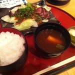 別館 唐観月 炭味亭 - Aランチ（サーロインステーキ）