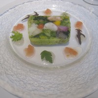 アーティショー - オマール海老と三島野菜のテリーヌ