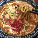 節系とんこつらぁ麺　おもと - 