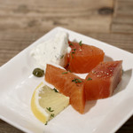 Barca. - 絹姫サーモンの自家製スモーク