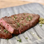 Barca. - 南知多町知多牛ミスジの炭火焼き 〜西家柚子胡椒を添えて〜