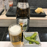 寿司の美登利 - 瓶ビール