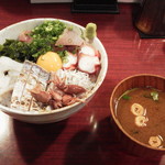 竹亭にしき - 海鮮どんぶり１，０００円（税込）