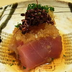 神保町 傳 - メジマグロのお造り