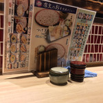 味奈登庵 - コンディメンツ。