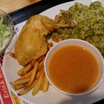 カフェ&レストラン ペルシャ - ハーブで煮て蒸したチキン