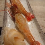 名代 駒寿司 - ぼたん海老の握り