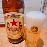 立ち呑み家 正木 - サッポロラガービール 大瓶  600円