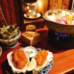 もり竹 - 牡蠣フライとある冬の日の鍋