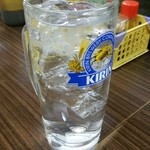 いこい - こちらは水割り（350円）