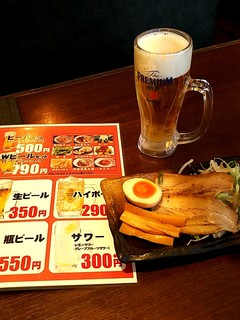 tsukemenra-menharuki - Wビールセット 790円