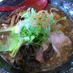 麺処 蓮海 - 鮪豚骨麺　醤油＋チャーシュー