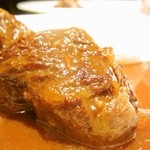 オザミ・デ・ヴァン - 牛肉のビール煮込み。