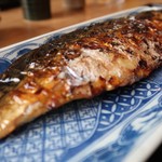 大衆すし酒場不二子 - 灰干し活サバ定食900円