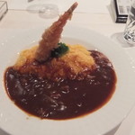 フォレスティーユ精養軒 - オムライスハヤシソース添え