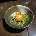 Kushiagenihonshubaruagetoko - 卵黄の醤油漬け￥１５０