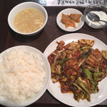 Kinkougen - 回鍋肉定食 850円(税込)