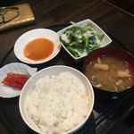焼肉秋田 - 定食のご飯セット