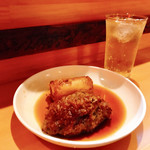 博多のおでん - 『いわしつくね＆餃子巻き』しゃんにシュワシュワたい♡