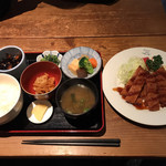 いっこう - ハムカツ定食 750円