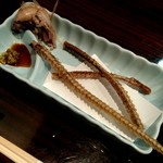 うなぎ 魚政 - 骨せんべい