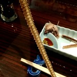 うなぎ 魚政 - 骨せんべい