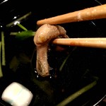 うなぎ 魚政 - 肝吸いの肝