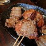 秋元屋 - やきとん　肉巻きトマト