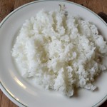 キッチンふくろう - にこみハンバーグに付くライス