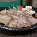 おかげさま - 媛ポーク 豚バラ鉄板焼き