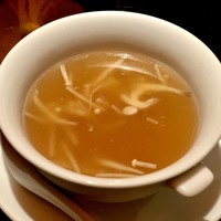 廣東料理 民生 ヒルトンプラザウエスト店 - 白魚入りとろみスープ