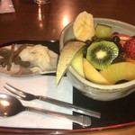 いこいレストラン - あんみつせっと 800円